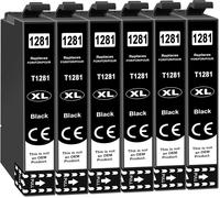 T1285 Cartouche d'encre Compatible pour Epson T1281 T1282 T1283 T1284 avec Epson Stylus SX125 SX130 SX230 SX235W SX420W SX425W SX435W BX305F BX305FW(10 Pack)