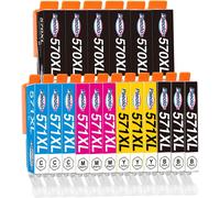 T1285 Multipack Remplacement pour Epson T1281 Noir T1282 T1283 T1284 Cartouche d'encre pour Epson Stylus SX230 SX125 S230 SX130 SX420W SX425W SX430W BX305FW SX440W SX435W SX438W SX445W SX235W
