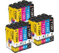 T1295 Multipack pour Epson T1291 T1292 T1293 T1294 Cartouche d'encre pour Epson Stylus SX235W SX425W SX435W SX445W SX525WD SX535WD Stylus Office BX635FWD BX625FW Workforce WF-3520 WF-7515