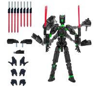 T13 Action Figure Set, Stops Boring Desks with a Flexible Design for Creative Display, Fully Assembled & 3D Printed, Perfect for Collectors, Photography, Or as an Articulated Table