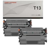 T13 Lot de 2 cartouches de toner noir compatible avec Canon 5640C006