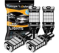 T15 W16w 921 912 Led Ampoule, Canbus Sans Erreur/Pas De Polarité/Extrêmement Lumineux Rouge Ampoules, Ak-4014 45smd 1220lums 12v-24v Ampoule Voiture Pour Feu Stop, Feu De Freinage, Feu Arrière