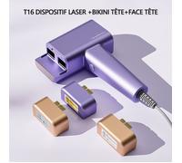 T16-BKFA Épilateur Lumière Pulsée refroidissement par glace épilateur Laser permanente indolore ipl 500000 flashs avec 1 tête d'épil