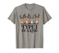 T1D Costume de Renne de Noël Assorti pour diabète de Type 1 T-Shirt