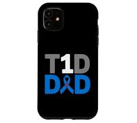 T1D Dad Diabetes Sensibilisation Survivor Combat Survivor Coque pour iPhone 11