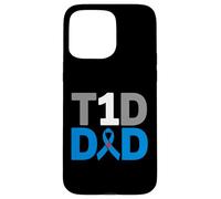 T1D Dad Diabetes Sensibilisation Survivor Combat Survivor Coque pour iPhone 15 Pro Max