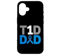 T1D Dad Diabetes Sensibilisation Survivor Combat Survivor Coque pour iPhone 16
