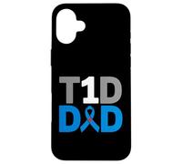 T1D Dad Diabetes Sensibilisation Survivor Combat Survivor Coque pour iPhone 16 Plus
