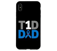 T1D Dad Diabetes Sensibilisation Survivor Combat Survivor Coque pour iPhone XS Max