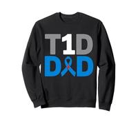 T1D Dad Diabetes Sensibilisation Survivor Combat Survivor Sweatshirt
