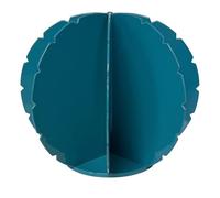 t1t Cactus Décoratif en Acier, Boule Design Moderne, Bleu Polaire, 25 cm x 21,5 cm, Décoration Extérieur/Intérieur, Fabrication Française, sans Assemblage Requis