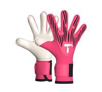 T1TAN Rebel 2.0 Fluo Pink Junior (FP) - Gants de Gardien de Foot Enfant - Gants de Football pour Gardiens de But - avec Protection des Doigts - Taille 5