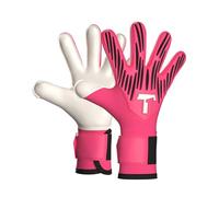 T1TAN Rebel 2.0 Fluo Pink Junior - Gants de Gardien de Foot Enfant - Gants de Football pour Gardiens de But - sans Protection des Doigts - Taille 6