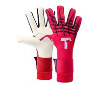 T1TAN Red Beast 3.0 - Gants de Gardien de But sans Protection des Doigts - Gants de Football pour Jeunes & Adultes, Unisexe - Negative Cut et 4mm Gecko Grip - Taille 6
