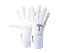 T1TAN White Beast 3.0 - Gants de Gardien de But avec Protection des Doigts - Gants de Football pour Jeunes & Adultes, Unisexe - Negative Cut et 4mm Gecko Grip - Taille 6