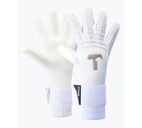 T1TAN White Beast 3.0 - Gants de Gardien de But sans Protection des Doigts - Gants de Football pour Jeunes & Adultes, Unisexe - Hybrid Flat Cut et 4mm Gecko Grip - Taille 9