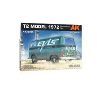 T2 Modèle 1972 Fourgon Commercial 1:35 Kit De Modèle En Plastique AK INTERACTIVE