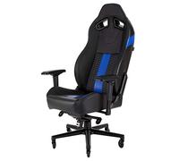 T2 Road Warrior - Fauteuil Gaming en Similicuir (Montage Facile, Ergonomique, Hauteur Réglable et Accoudoirs 4D, Siège Large et Confortable avec dossier Inclinable) Noir/Bleu