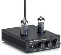 T20 Amplificateur Récepteur Stéréo À Tubes Bluetooth, 2.0 Ch Classe D Préamplificateur Numérique Mini Hi-Fi Ampère Actif, Amplificateur De Musique Intégré Compact, Avec Tubes À Vide 6A2