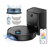 T20 Pro-Aspirateur Robot -Ultenic- Robot Aspirateur Laveur - Station Auto-Vidage - 180min - 8000Pa - Navigation LDS - Noir