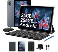 T20 Tablette Tactile 10,1"" Android 16, 24Go RAM (8+16Go),256Go, Clavier+Stylet,Écran IPS 1920x1200,Widevine L1,5000mAh