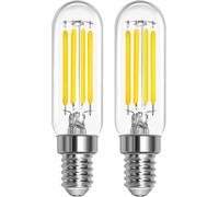 T22 E14 Led Fridge Bulbs 3w Warm White 2700k, Ses Pygmy Bulbs Replacement For E14 Fridge Bulbs 25w, 300 Lumen, Small Screw Bulbs For Night Light, Pack Of 2