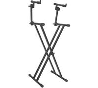 T22 Stand Clavier X Double avec Deux Niveaux