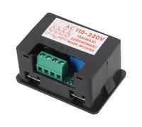T2310 Module de relais de minuterie numérique avec contrôle précis du compte à rebours pour alimentation multiple CC 12 V 24 V CA 220 V Noir Affichage convivial précis (220 V)