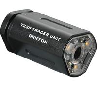 T238-Airsoft Tracer Glow in The Dark, Traceur Tactique Spitfire pour Airsoft/Gel Blaster avec Interface Filetée de 14 mm CCW (Griffon, Noir)