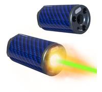 T238-Airsoft Tracer Glow in The Dark, Traceur Tactique Spitfire pour Airsoft/Gel Blaster avec Interface Filetée de 14 mm CCW (Storm, Bleu)