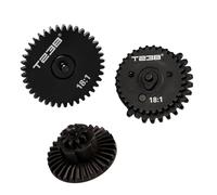 T238 Ensemble d'engrenages AEG Édition de Base, AEG V2 V3 Gearbox Upgrade Kit, Kit d'engrenage V2 V3 Upgrade, pour M4/AK/MP5/G36/P90 fraisé CNC (18:1)