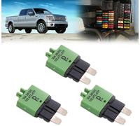 T3 Réinitialisation Manuelle Fuse Disjoncteur 30a Atc/Ato 28vdc Disjoncteur Fuse Kit Porte-Fusible En Ligne Réinitialisable Protection Pour Voiture Camion Bateau Rv Manuel Type 3 P[Car4211799]
