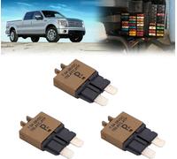 T3 Réinitialisation Manuelle Fuse Disjoncteur 7.5a Atc/Ato 28vdc Disjoncteur Fuse Kit Porte-Fusible En Ligne Réinitialisable Protection Pour Voiture Camion Bateau Rv Manuel Type 3 [Voi6171798]