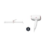 T3 Single Pass Curl Fer à Boucler Professionnel et à Onduler en à Cylindre Long + T3 Fit Sèche cheveux Professionnel Ionique Compact Séchage Rapide