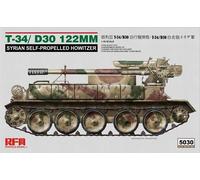 Ryefield Model Maquette T-34/D-30 122 mm Obusier automoteur syrien 1:35 RM-5030
