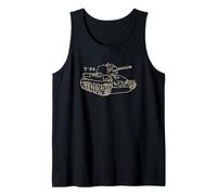 T34 Tank T-Shirt Cadeau Soviétique Medium T 34 WW2 Shirts Débardeur