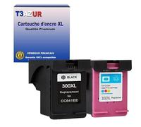 - 1+1 Cartouches d'encre compatibles remplace HP 300 300XL Noir+Couleur pour HP DeskJet F2400, F2420, F2480, F2492, F4200