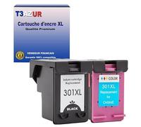 - 1+1 Cartouches d'encre compatibles remplace HP 301 301XL Noir+Couleur pour HP Deskjet 3056A, 3057A, 3057A, 3059A
