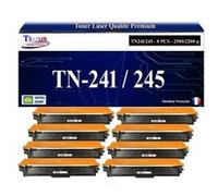 T3AZUR - 10x Toners compatibles avec Brother TN241/ TN245 pour Brother DCP-9020CDW, DCP9020CDW Multicolore G
