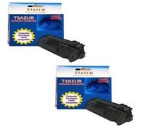 T3AZUR - 2 Toners compatibles type T3AZUR remplace HP CE505X / HP 05X Noir G