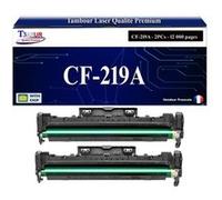 T3AZUR -2x Kit tambours compatiblesavec HP CF219A (19A) pour HP LaserJet Pro M102a, M102w, MFP M130a, M130fn, M130fw, M130nw Noir G