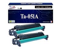 T3AZUR -2X Kit Tambours Lasers compatibles avec Canon 051 (2170C001) pour Canon i-Sensys LBP162dw, MF264dw, MF267dw, MF269dw, LBP160
