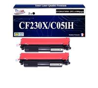 T3AZUR -2X Toners compatibles avec Canon 051H (2169C002) pour Canon i-Sensys LBP162dw, MF264dw, MF267dw, MF269dw, LBP160