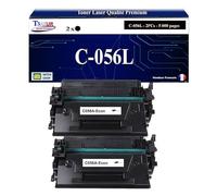 T3AZUR -2X Toners compatibles avec Canon 056L (3006C002) pour Canon i-SENSYS LBP320, LBP325x, MF540, MF542x, MF543x