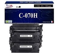 T3AZUR -2x Toners compatibles avec Canon 070H (5640C002) pour Canon i-SENSYS LBP243dw, LBP246dw, MF461dw, MF463dw, MF465dw, X1440i, X1440P, X1440Pr, X-iF Noir G