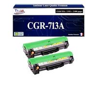 T3AZUR -2X Toners compatibles avec Canon 713 (1871B002) pour Canon LBP-3250, LBP3250