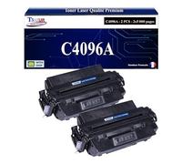 T3AZUR -2X Toners compatibles avec HP C4096A (96A) pour HP Laserjet 2000, 2100, 2100SE, 2100TN, 2100XI, 2200