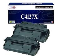 T3AZUR -2X Toners compatibles avec HP C4127X / C8061X (27X/61X) pour HP Laserjet 4050T, 4050TN, 4100, 4100DTN, 4100MFP, 4100N, 4100TN, 4101MFP