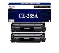 T3AZUR -2X Toners compatibles avec HP CE285A (85A) pour HP Laserjet M1132 MFP, M1214NFH, M1217NFW, P1102, P1102W