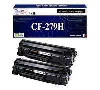 T3AZUR -2X Toners compatibles avec HP CF279H (79X) pour HP Laserjet Pro M12a, M12w, M26a, M26nw